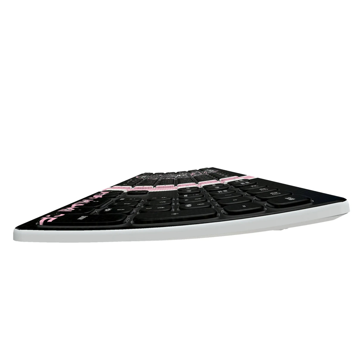Inter Miami CF Stripe KKB605 Curved Wireless Keyboard