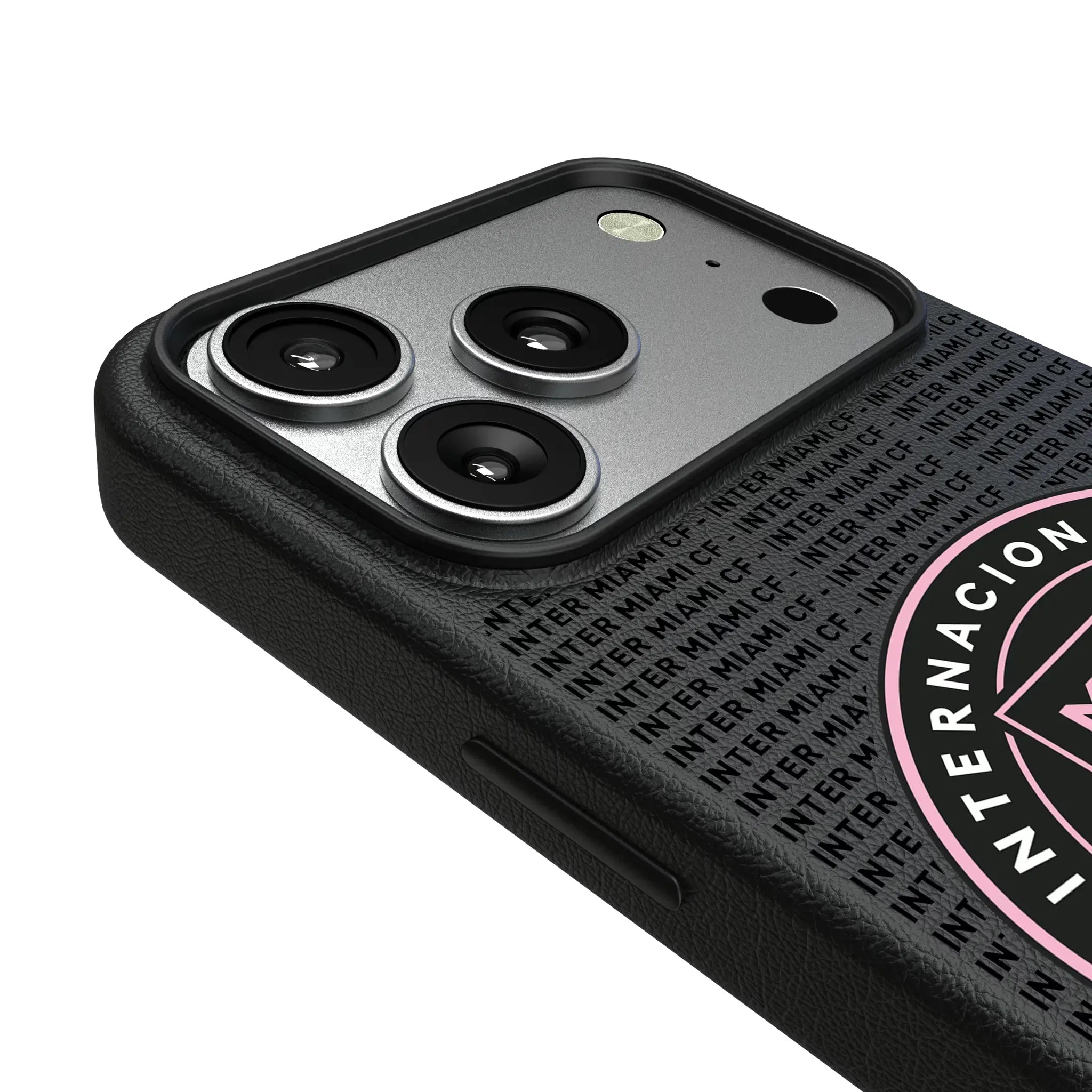 Inter Miami CF Text Backdrop iPhone MagSafe Compatible Phone Case for Apple iPhone - Detail#Device_iPhone 17 Pro