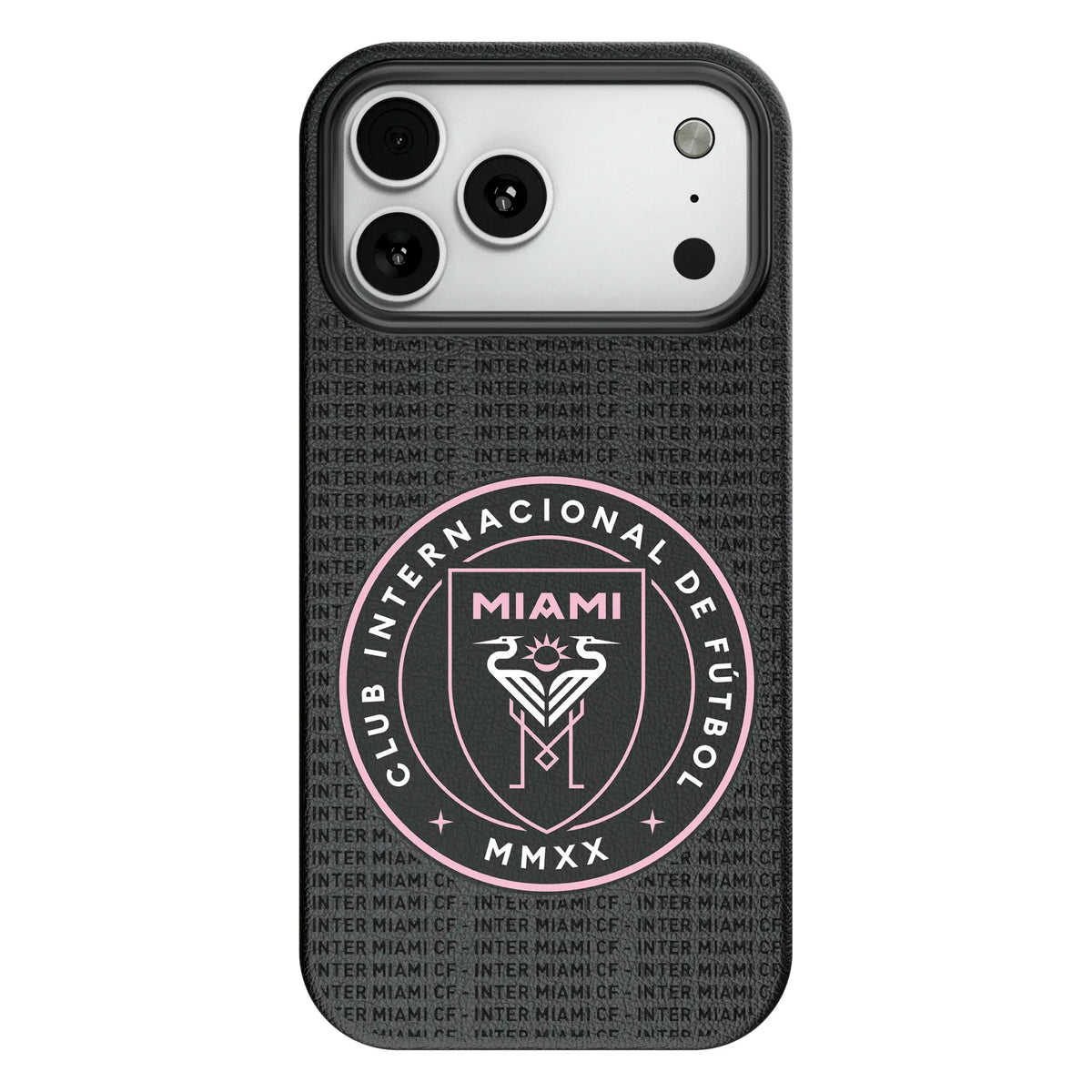 Inter Miami CF Text Backdrop MagSafe Compatible Phone Case for Apple iPhone