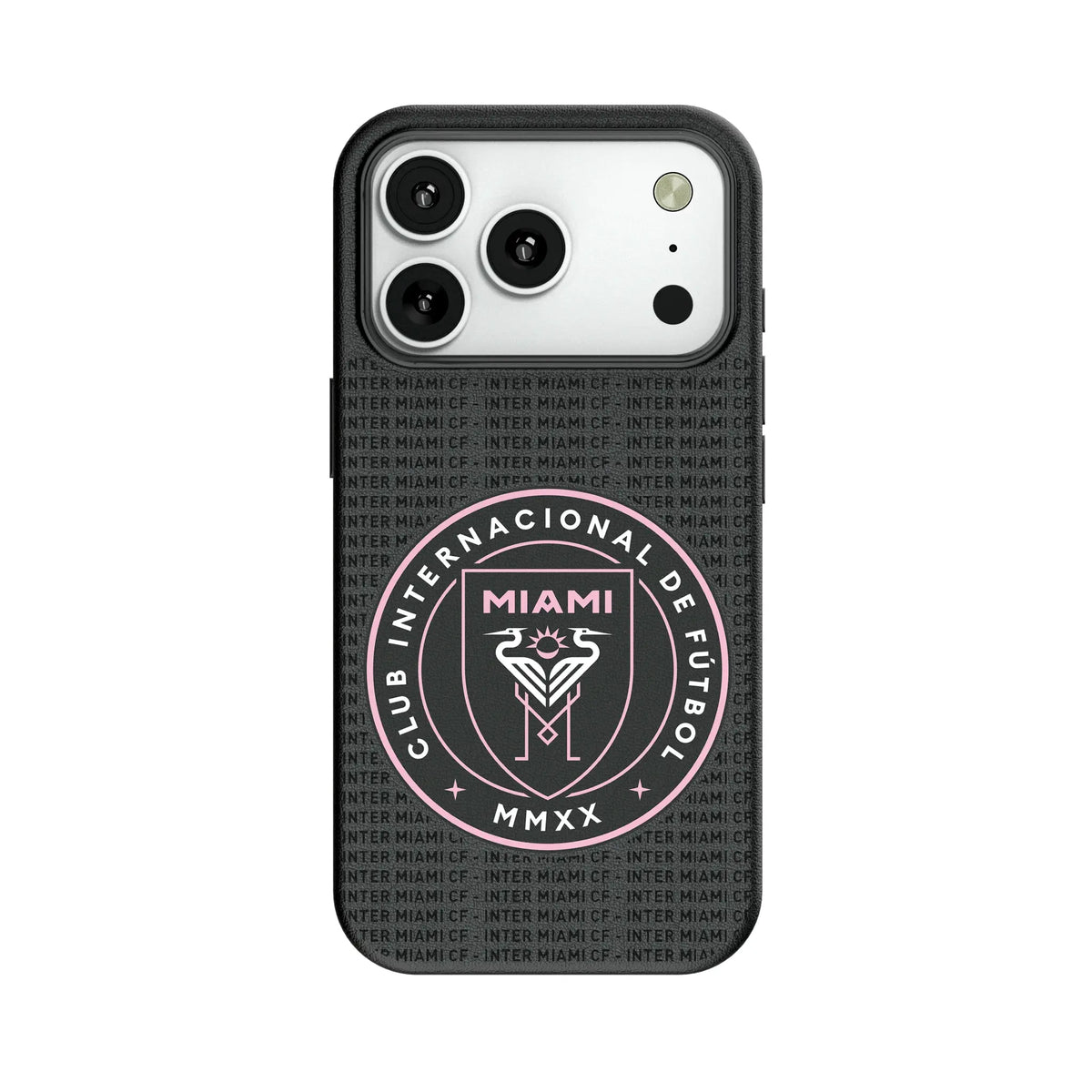 Inter Miami CF Text Backdrop MagSafe Compatible Phone Case for Apple iPhone