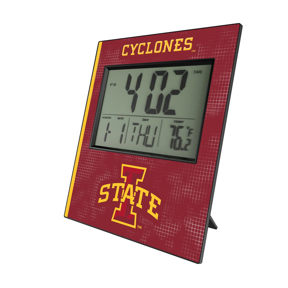 Iowa State University Cyclones Hatch Wall Clock