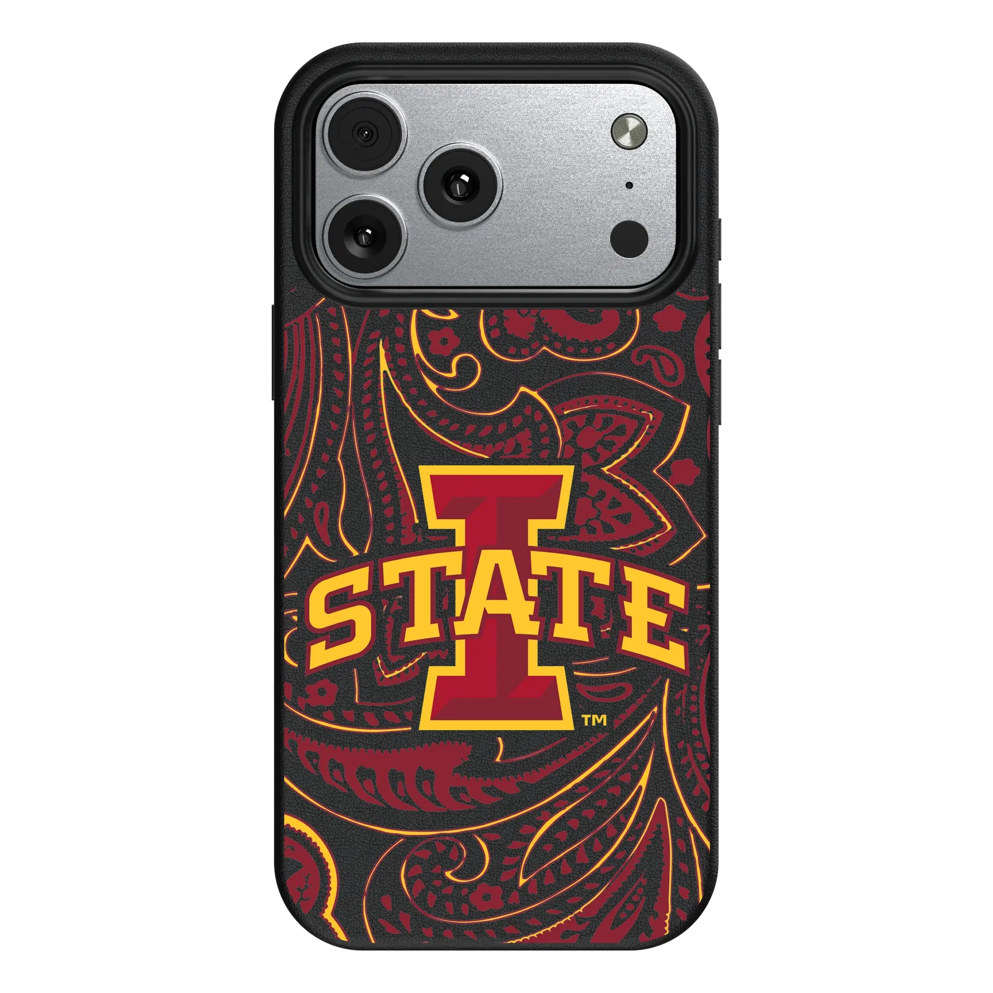 Iowa State University Cyclones Paisley iPhone MagSafe Compatible Phone Case for Apple iPhone#Device_iPhone 17 Pro Max