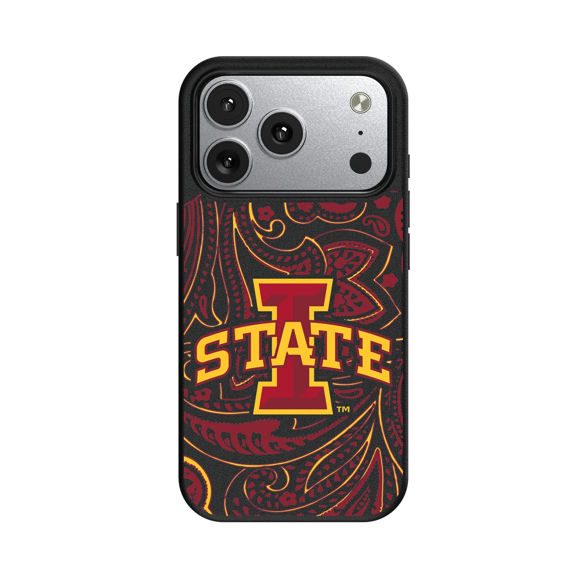 Iowa State University Cyclones Paisley iPhone MagSafe Compatible Phone Case for Apple iPhone#Device_iPhone 17 Pro