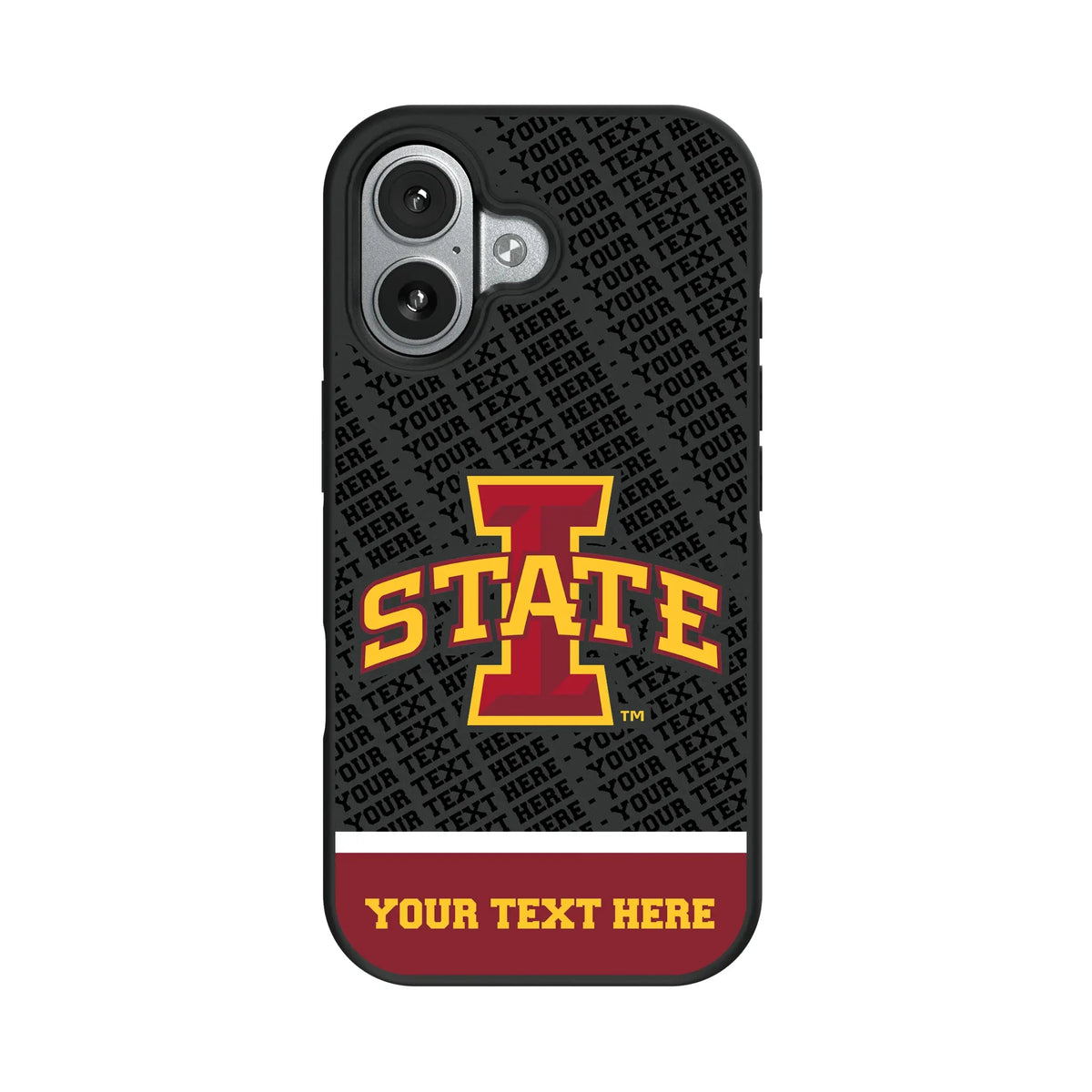 Iowa State University Cyclones Personalized EndZone Plus iPhone Bump Phone Case for Apple iPhone#Device_iPhone 17