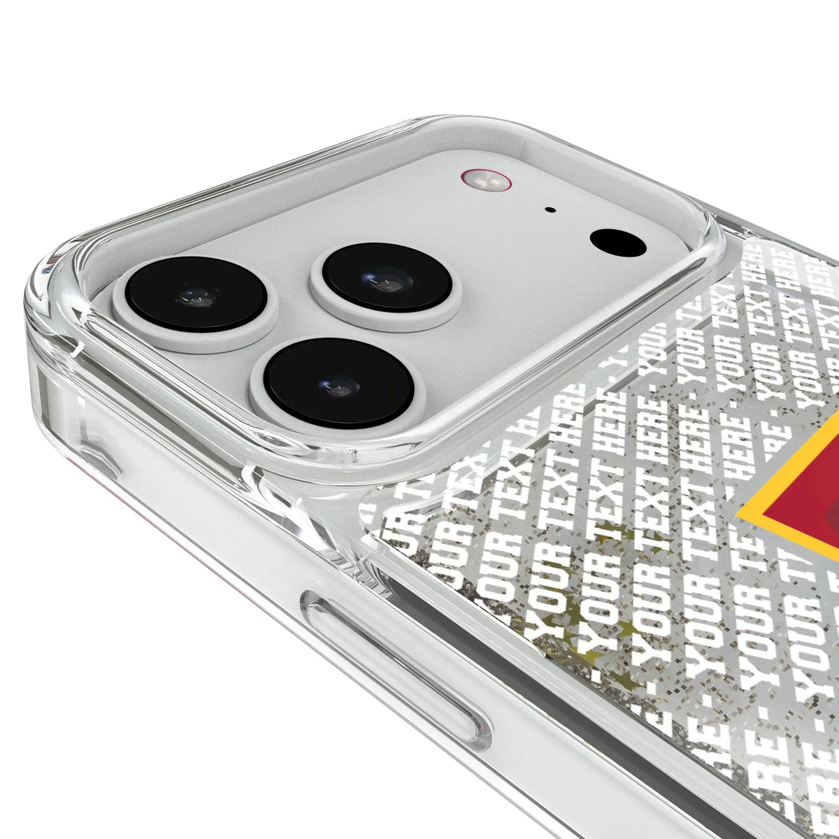 Iowa State University Cyclones Personalized EndZone Plus iPhone Glitter Phone Case for Apple iPhone - Detail#Device_iPhone 18 Pro Max
