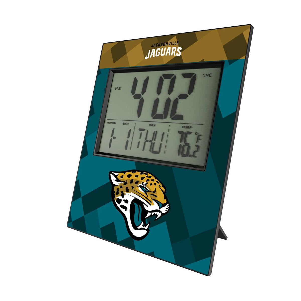 Jacksonville Jaguars Color Block Wall Clock