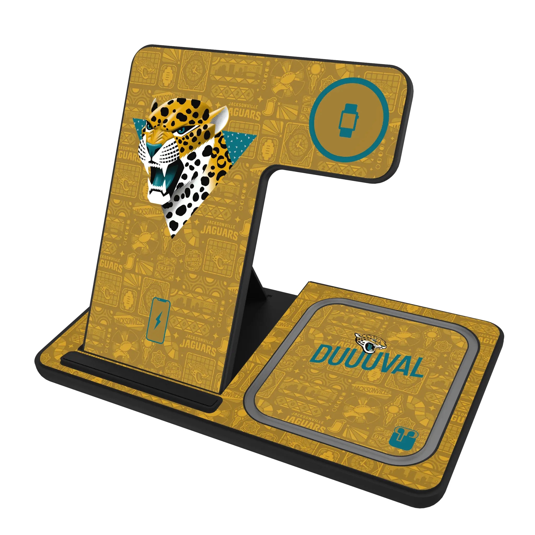 Jacksonville Jaguars Deco 3 in 1 Charging Station