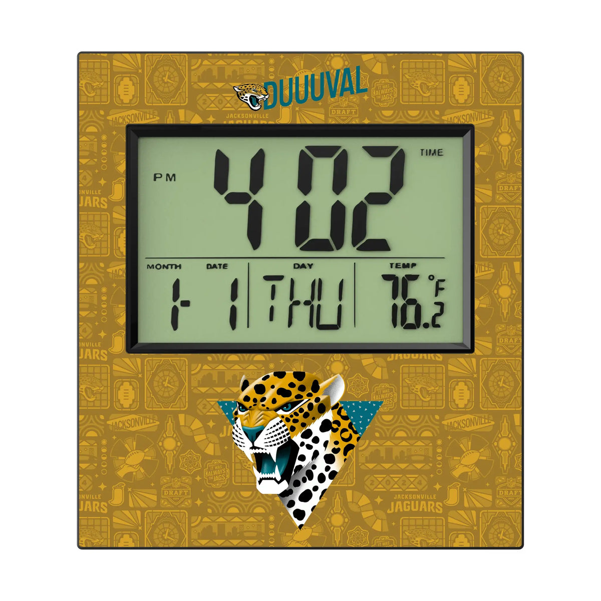 Jacksonville Jaguars Deco Wall Clock