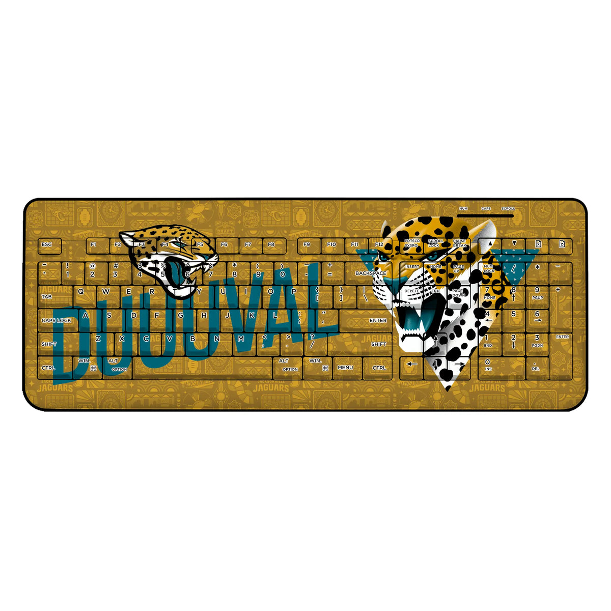 Jacksonville Jaguars Deco Wireless USB Keyboard