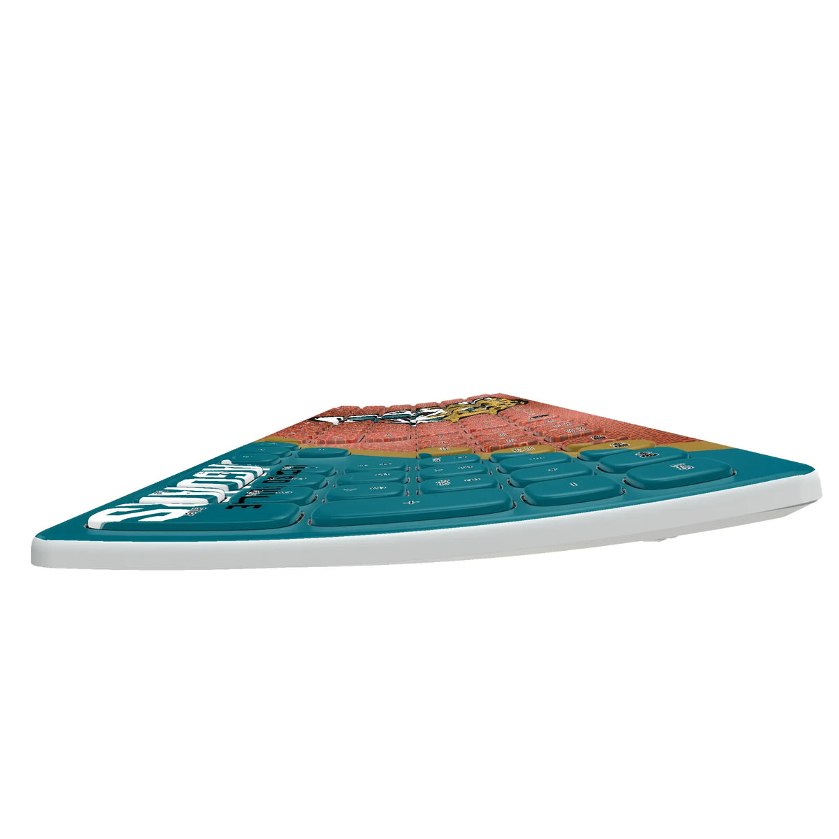 Jacksonville Jaguars Football KKB605 Curved Wireless Keyboard