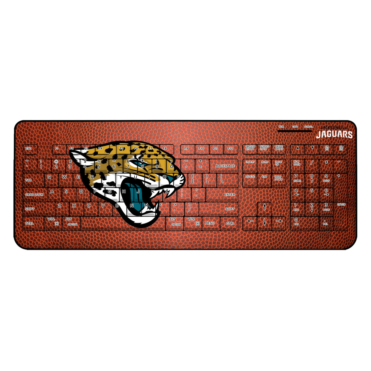 Jacksonville Jaguars Football Wireless USB Keyboard