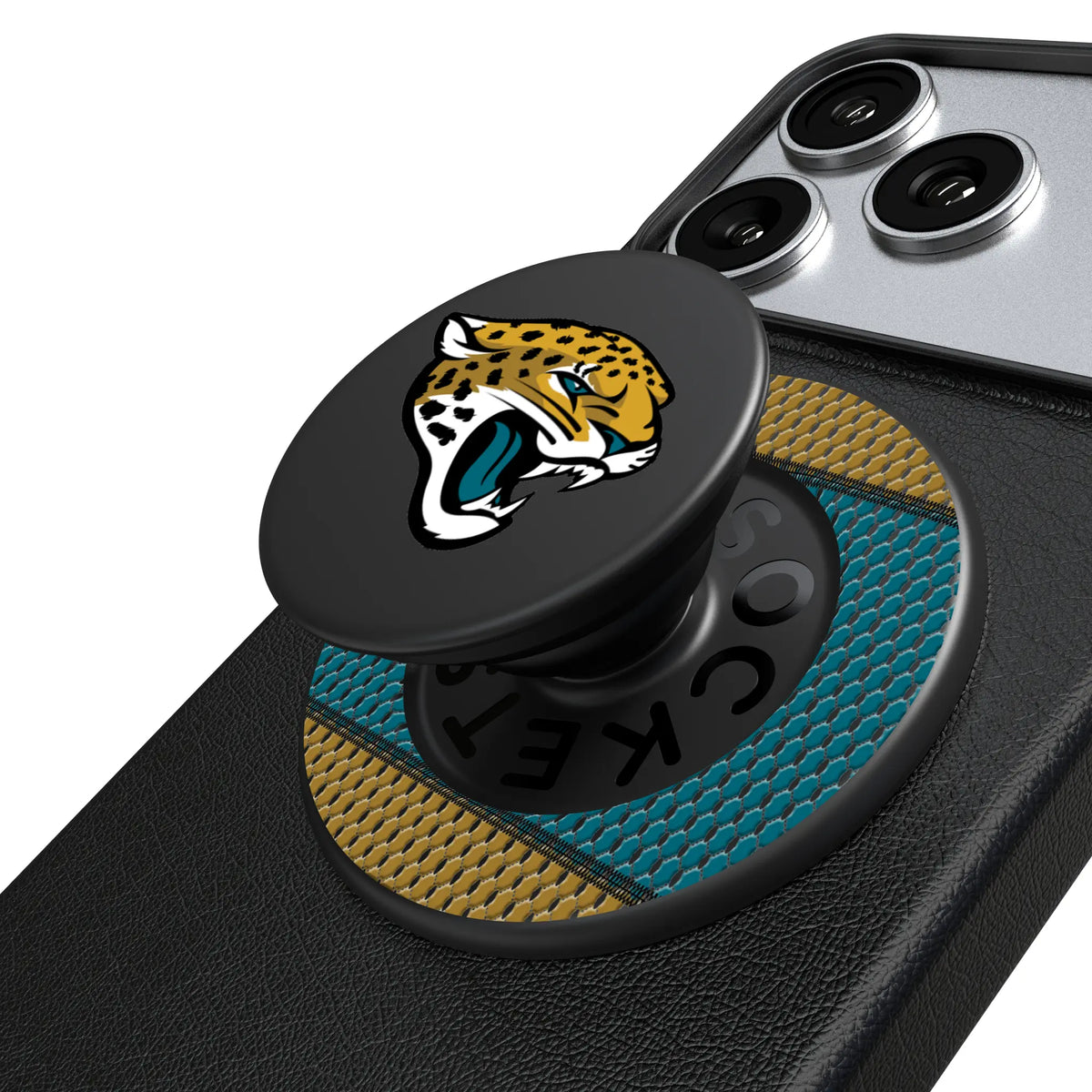 Jacksonville Jaguars Mesh Popsockets Round Magnetic