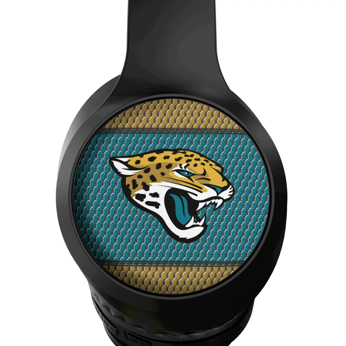 Jacksonville Jaguars Mesh Wireless Over-Ear Headphones With Case - Detail