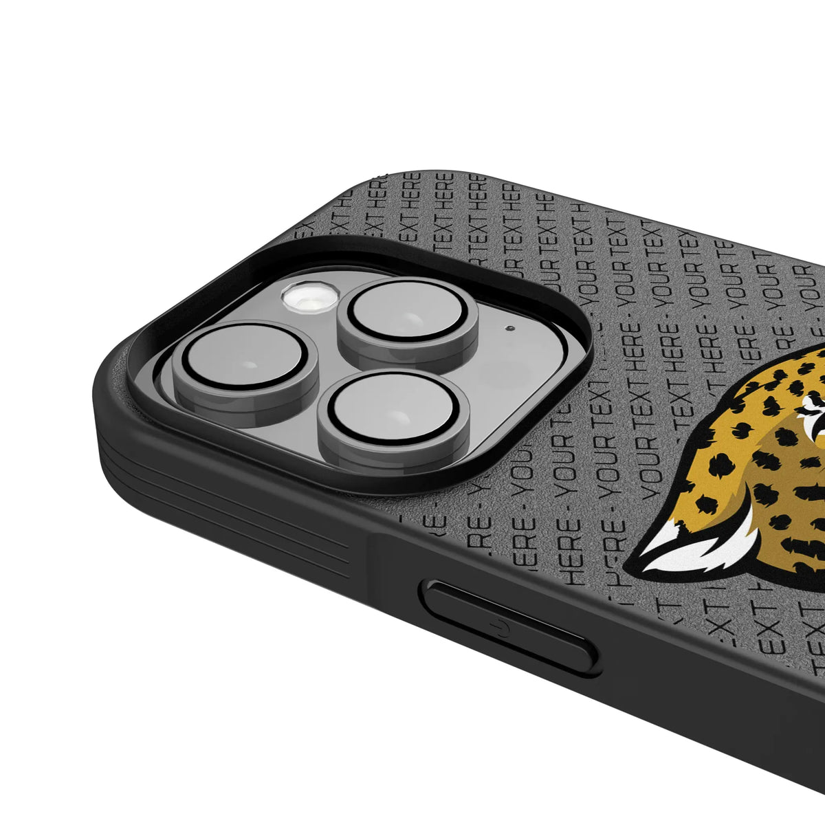 Jacksonville Jaguars Personalized EndZone Plus iPhone Bump Phone Case for Apple iPhone - Detail