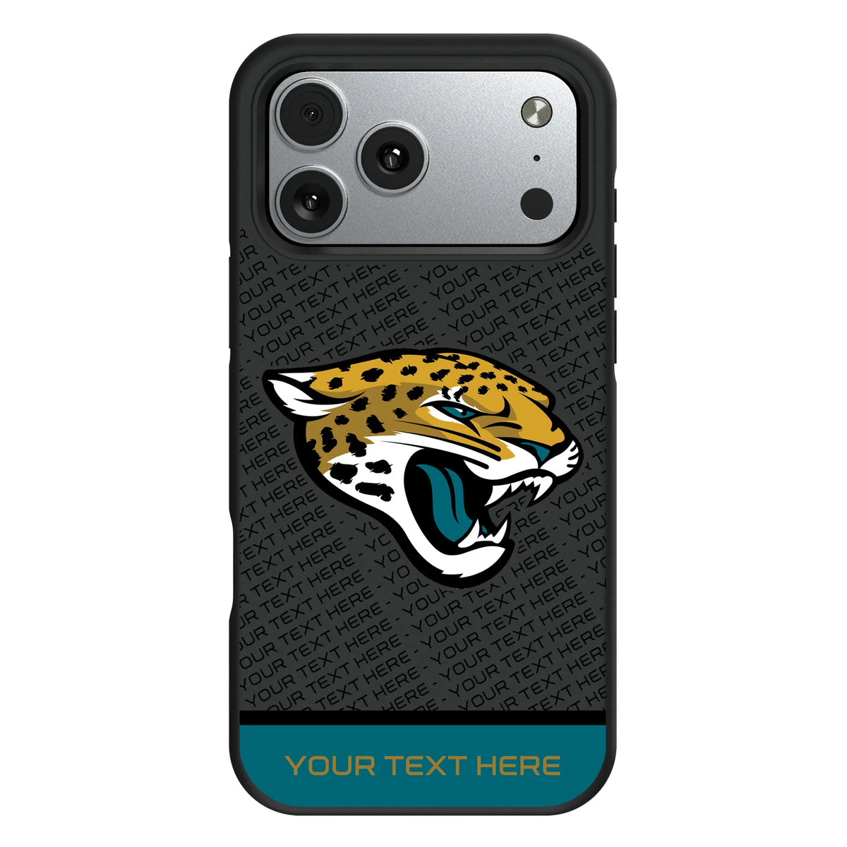 Jacksonville Jaguars Personalized EndZone Plus iPhone Bump Phone Case for Apple iPhone#Device_iPhone 17 Pro Max
