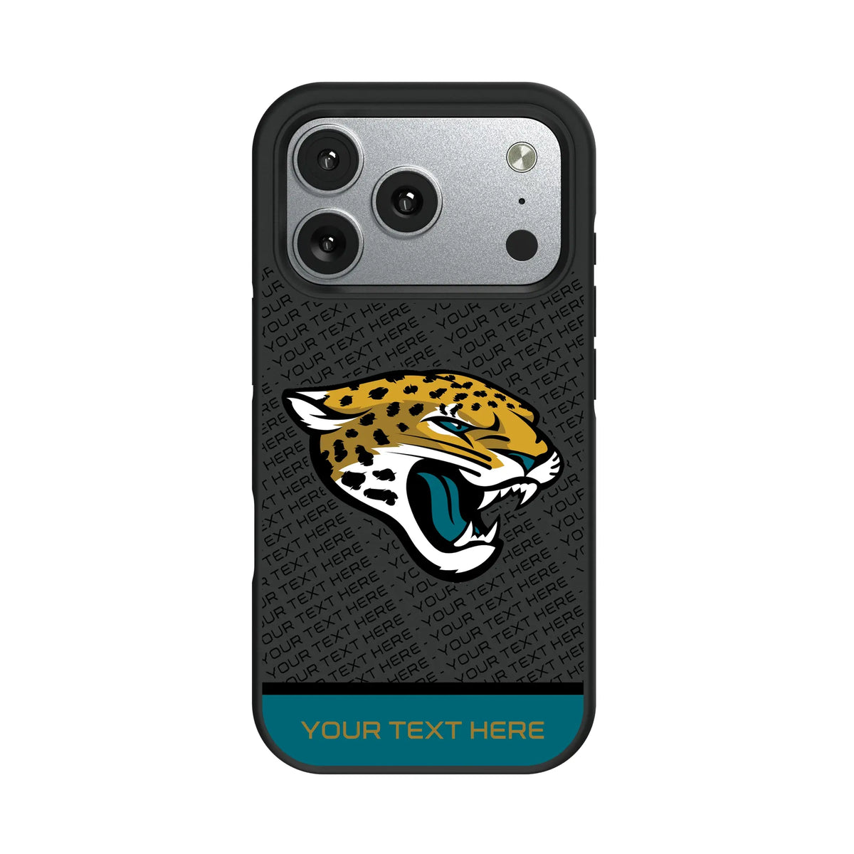 Jacksonville Jaguars Personalized EndZone Plus iPhone Bump Phone Case for Apple iPhone#Device_iPhone 17 Pro