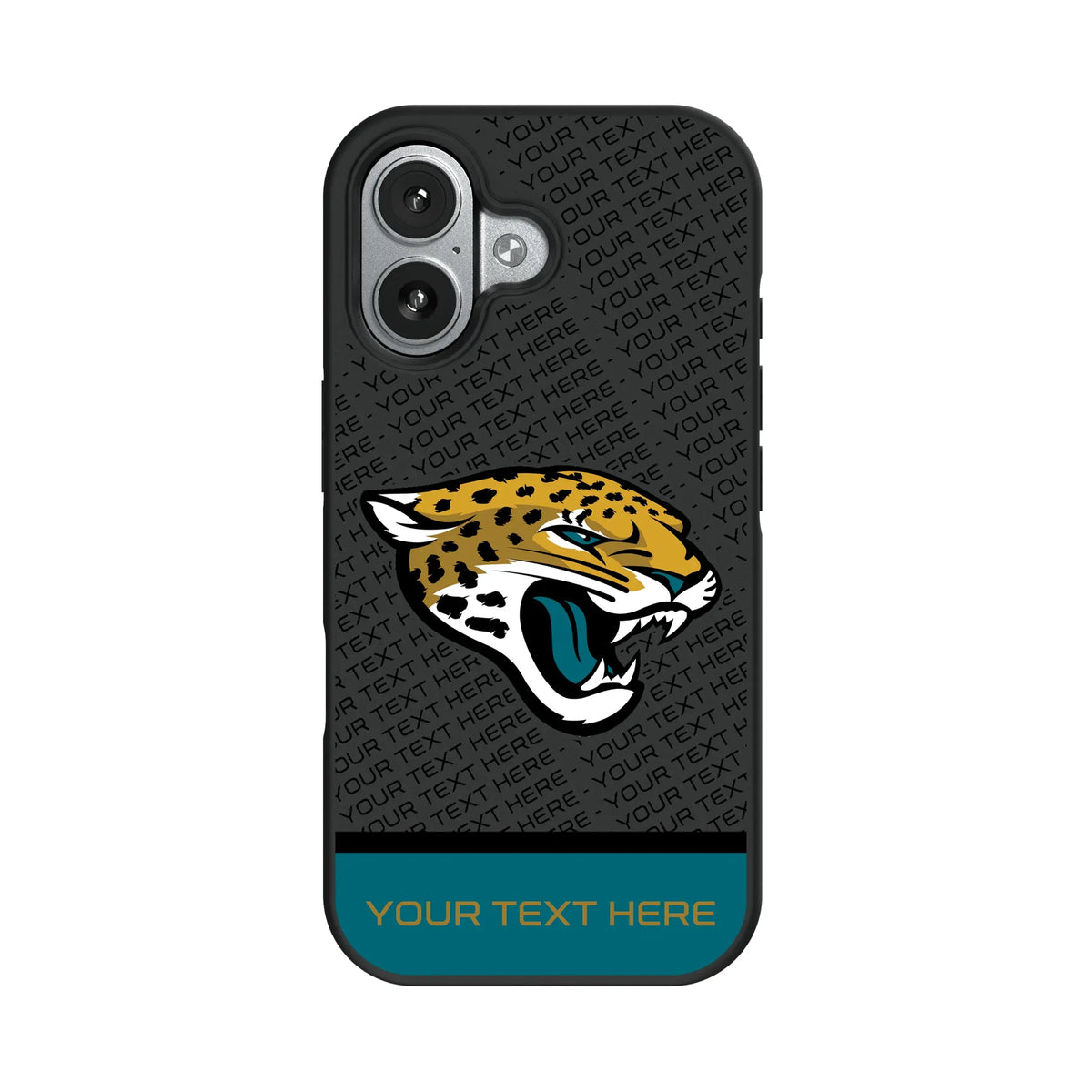 Jacksonville Jaguars Personalized EndZone Plus iPhone Bump Phone Case for Apple iPhone#Device_iPhone 17