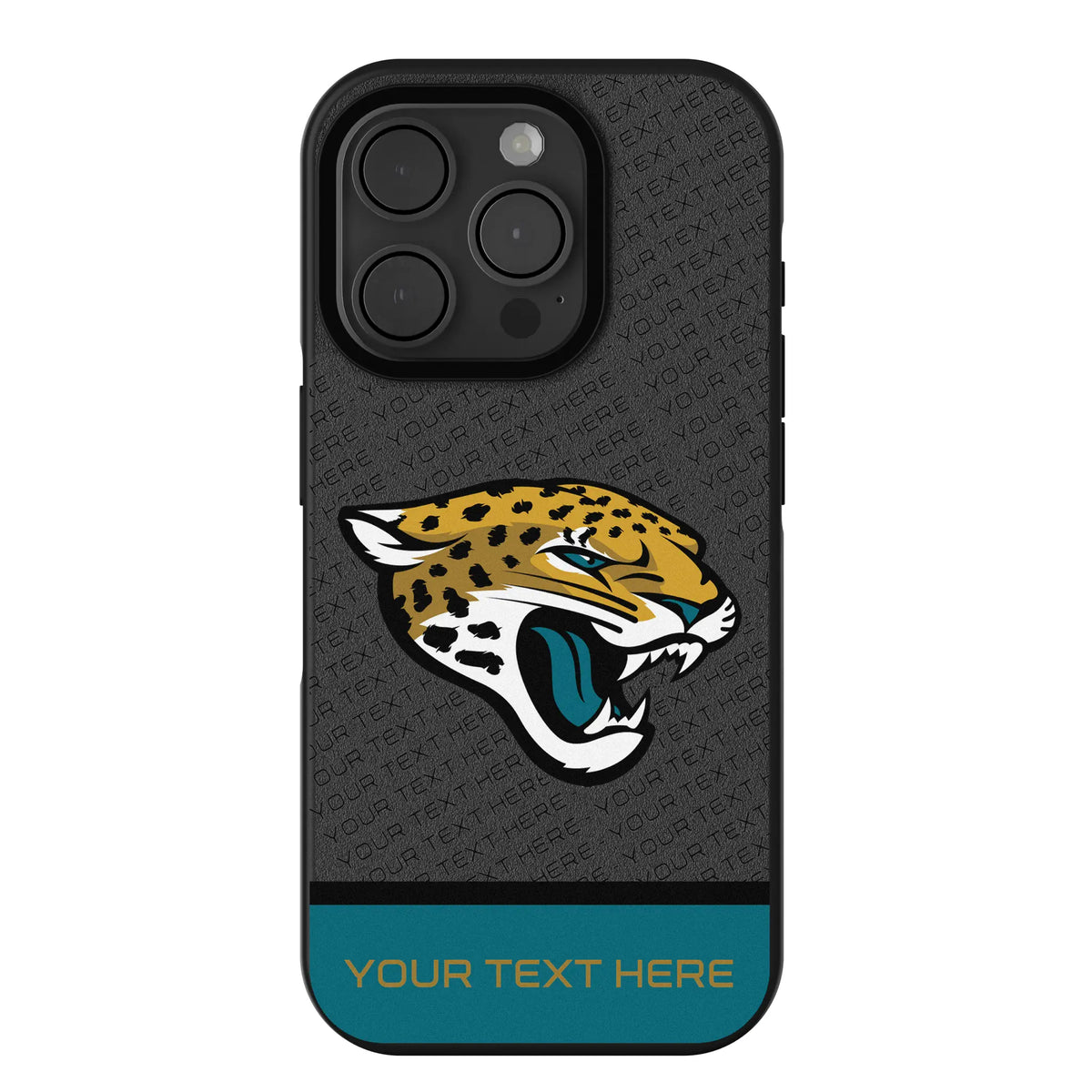 Jacksonville Jaguars Personalized EndZone Plus iPhone Bump Phone Case for Apple iPhone