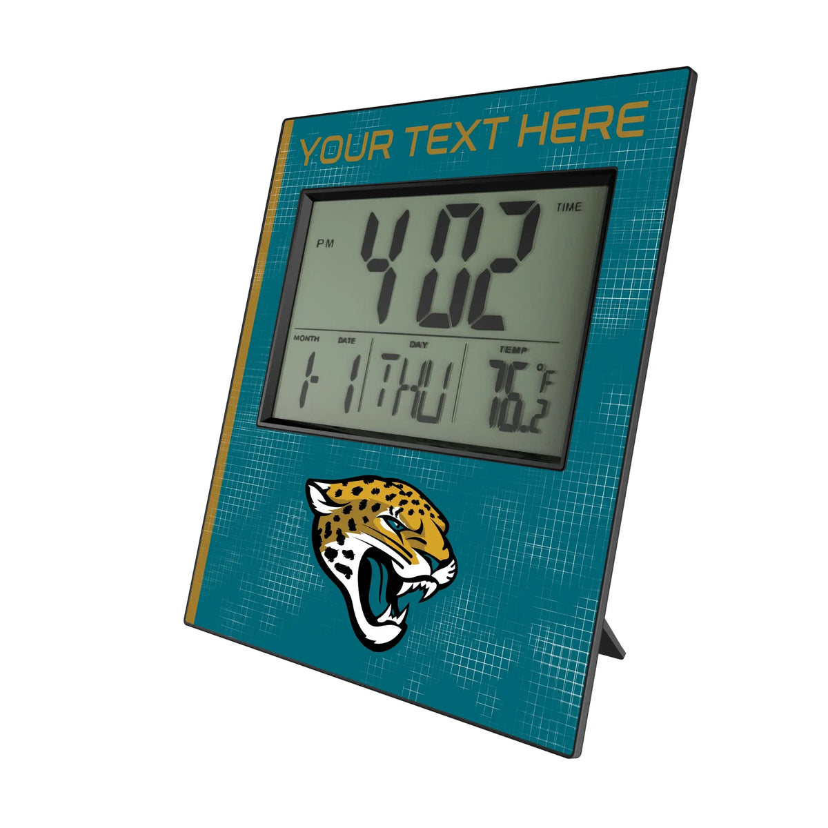 Jacksonville Jaguars Personalized Hatch Wall Clock