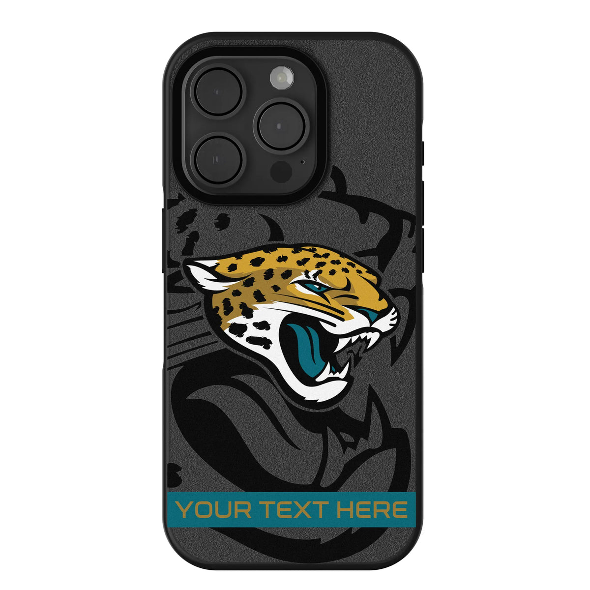 Jacksonville Jaguars Personalized Tilt iPhone Bump Phone Case for Apple iPhone
