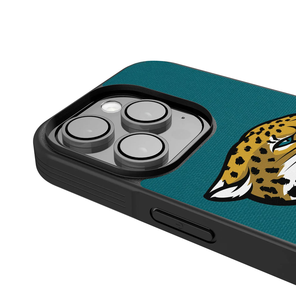 Jacksonville Jaguars Stripe iPhone Bump Phone Case for Apple iPhone - Detail