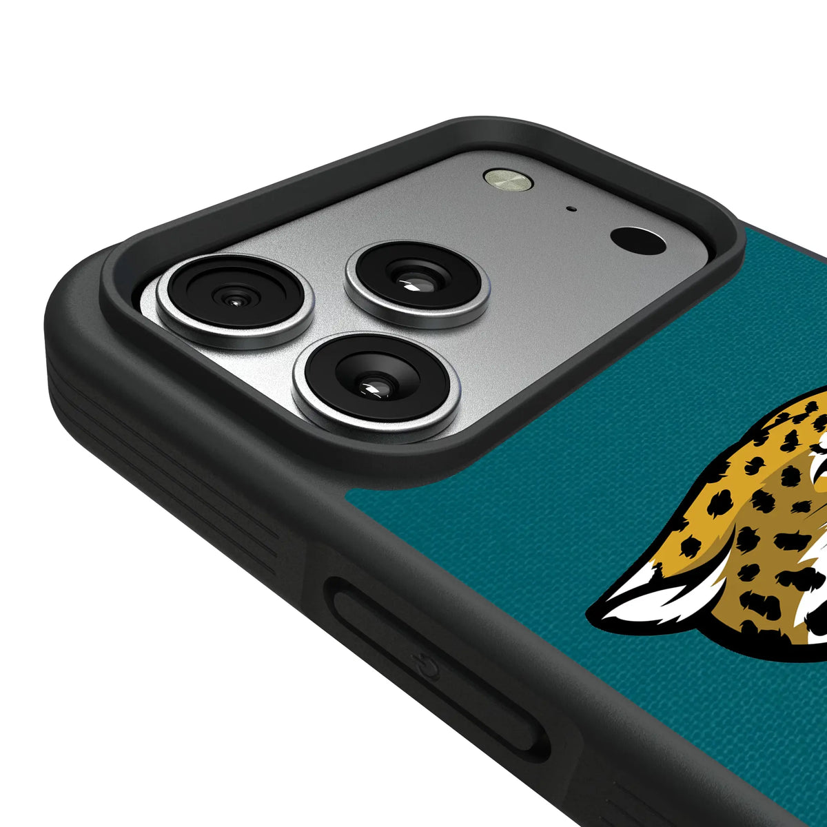 Jacksonville Jaguars Stripe iPhone Bump Phone Case for Apple iPhone - Detail#Device_iPhone 17 Pro Max