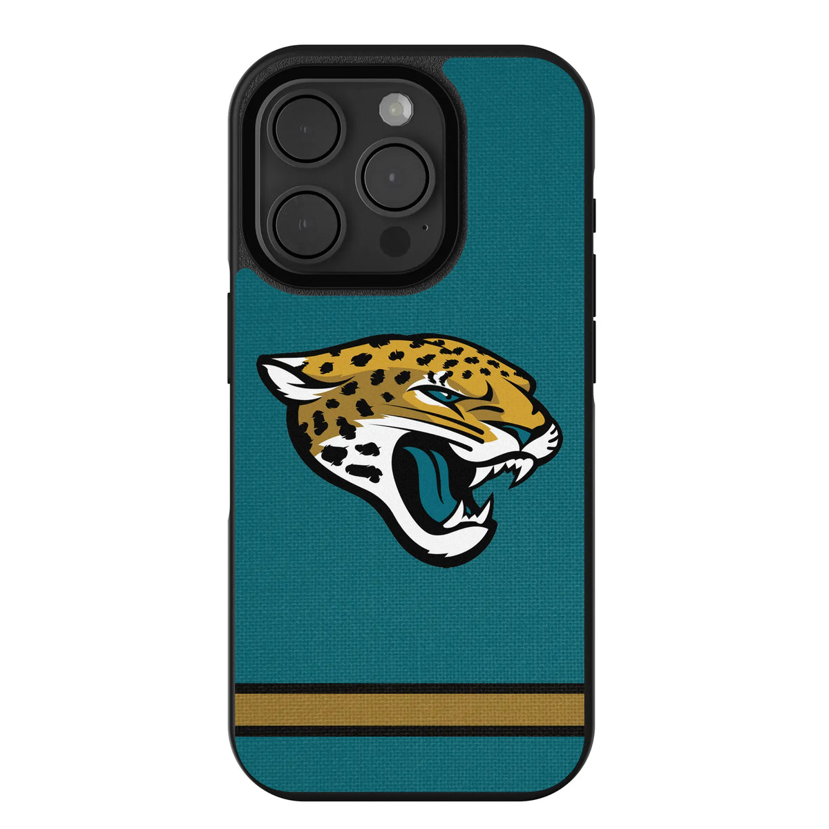 Jacksonville Jaguars Stripe iPhone Bump Phone Case for Apple iPhone