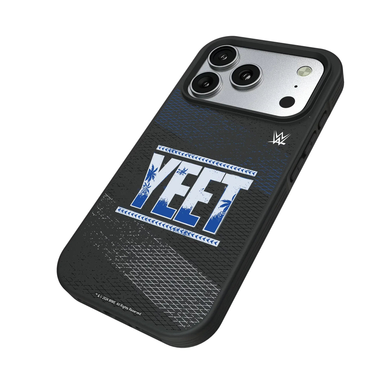 Jey Uso Steel iPhone Bump Phone Case for Apple iPhone - Isometric View#Device_iPhone 17 Pro
