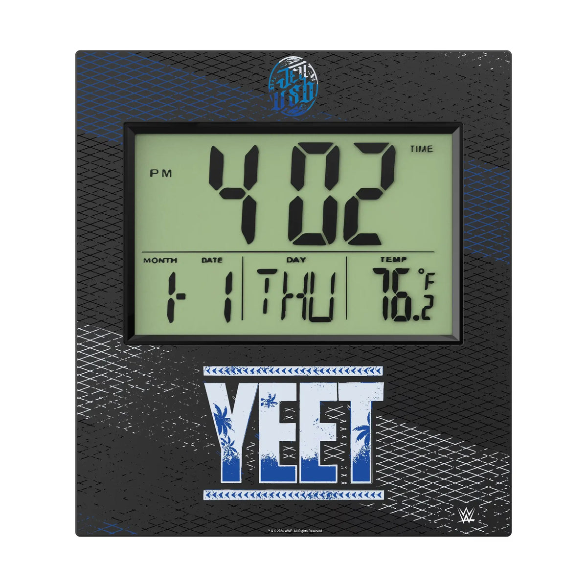 Jey Uso Steel Wall Clock