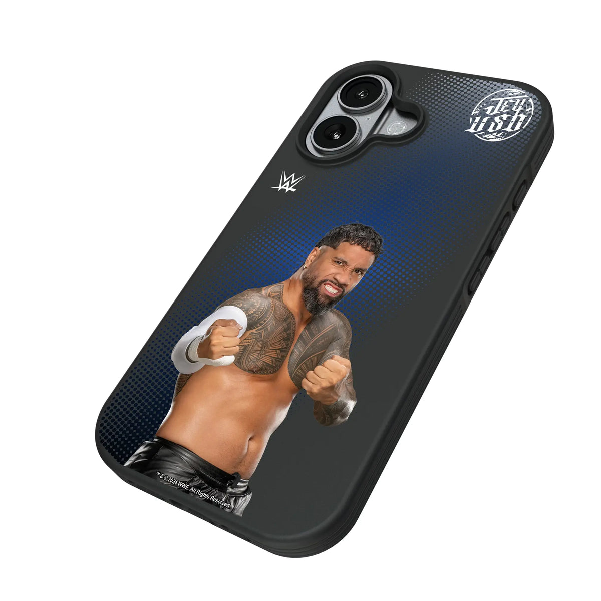 Jey Uso Superstar iPhone Bump Phone Case for Apple iPhone - Isometric View#Device_iPhone 17