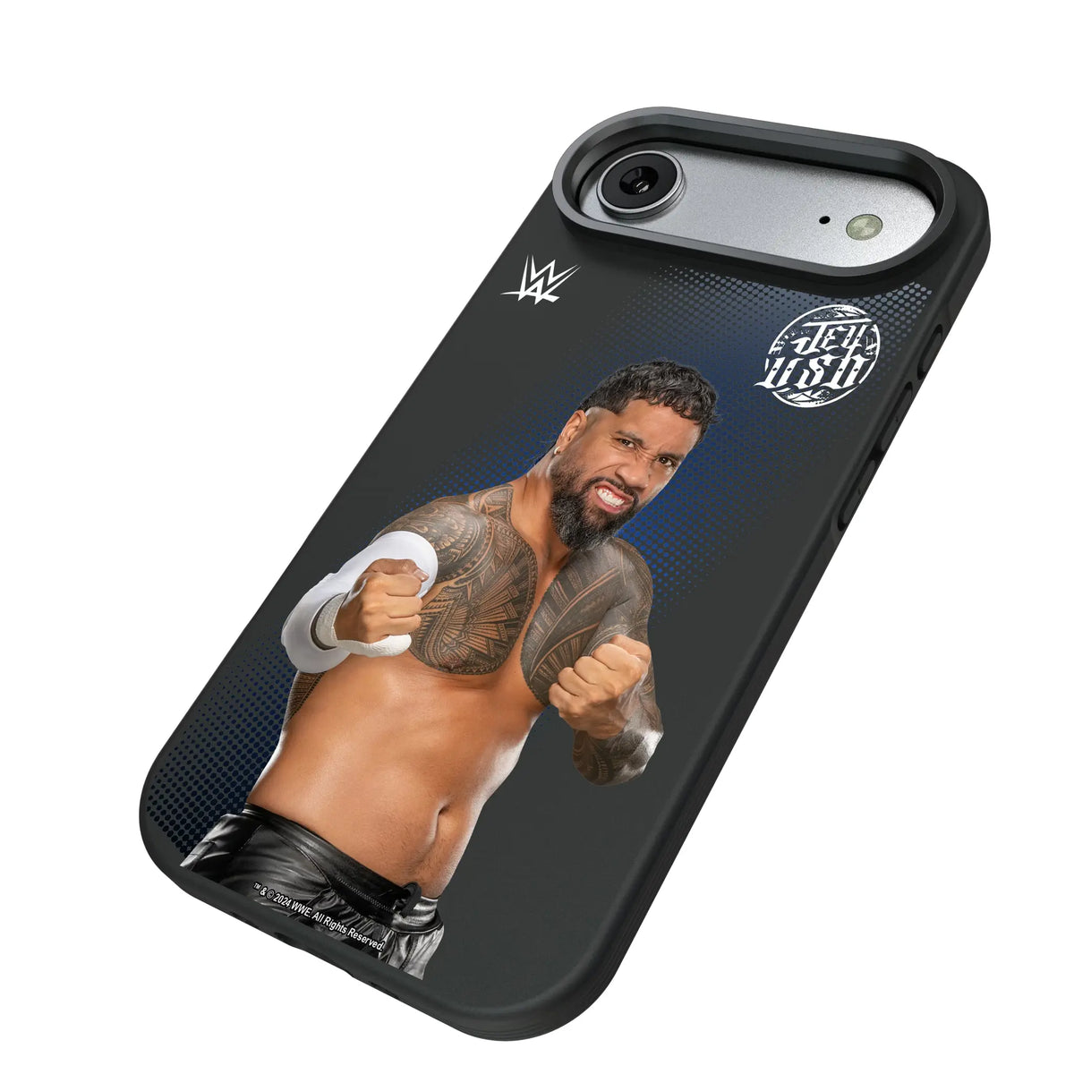 Jey Uso Superstar iPhone Bump Phone Case for Apple iPhone - Isometric View#Device_iPhone Air