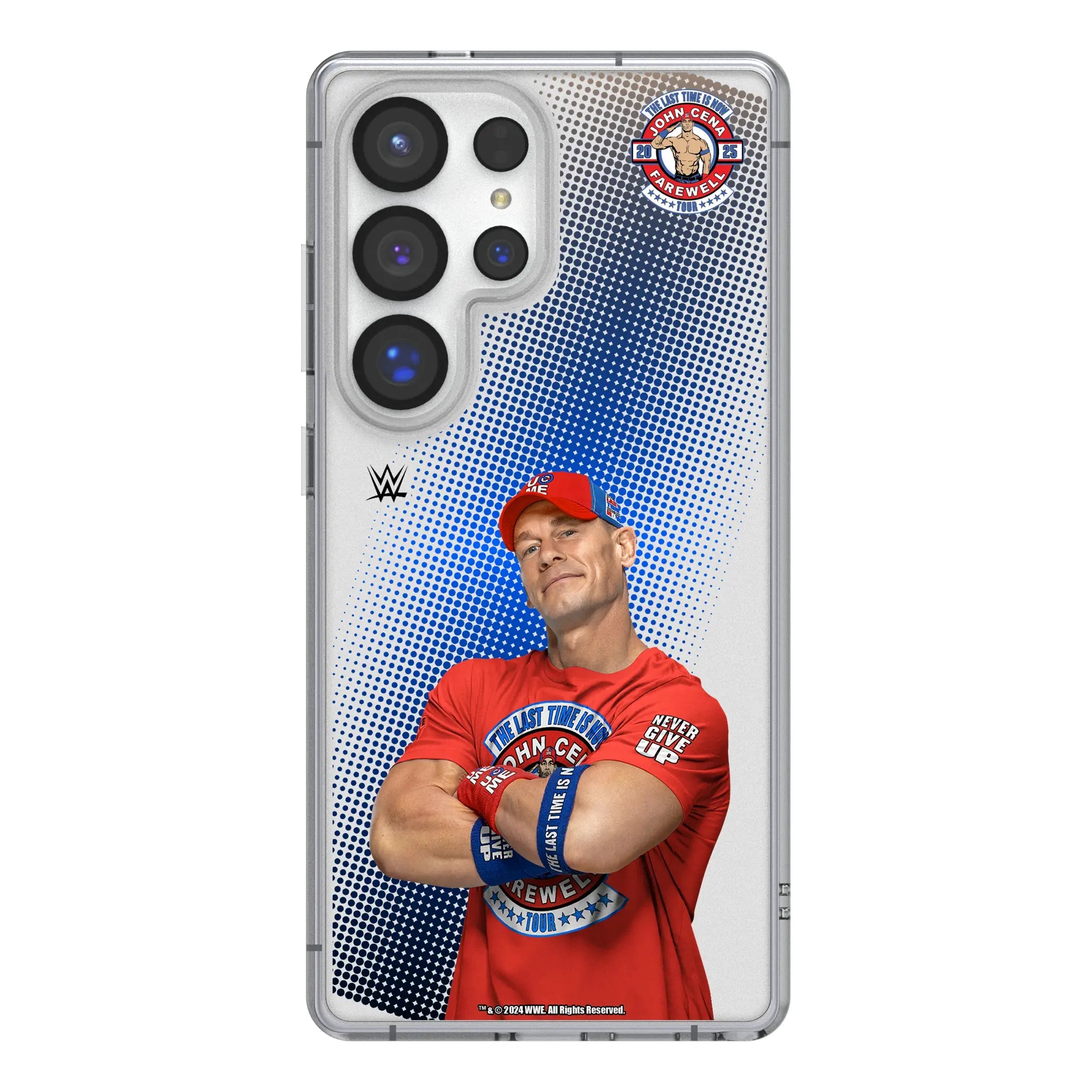 John Cena Farewell Tour Superstar Galaxy Clear Phone Case for Samsung Galaxy#Device_Galaxy S25 Ultra