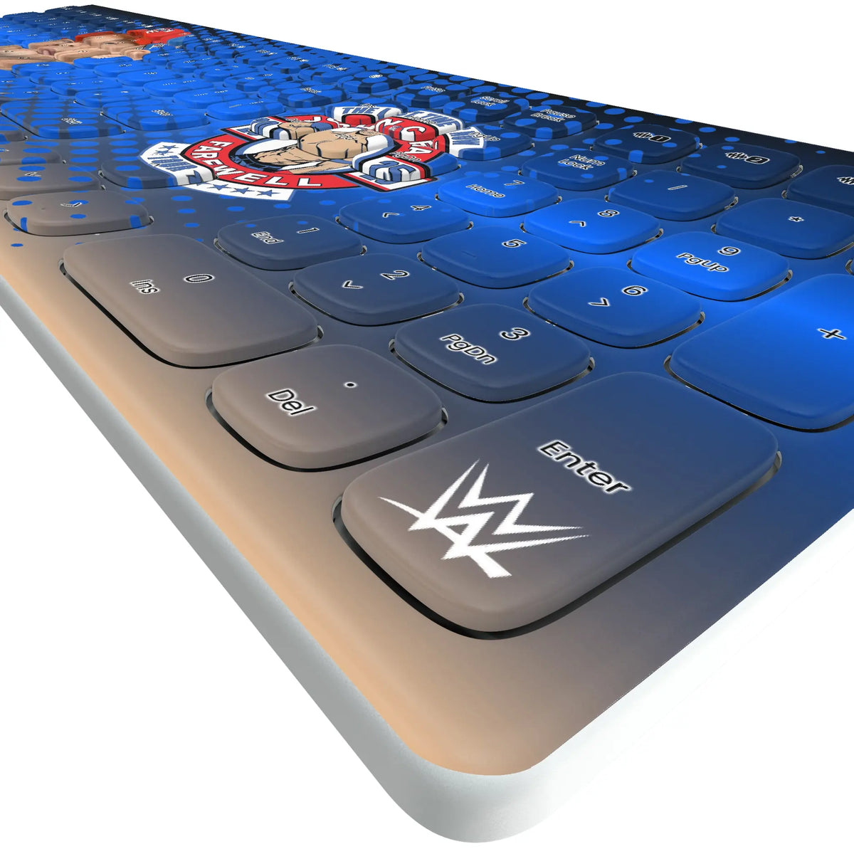 John Cena Farewell Tour Superstar KKB605 Curved Wireless Keyboard - Detail