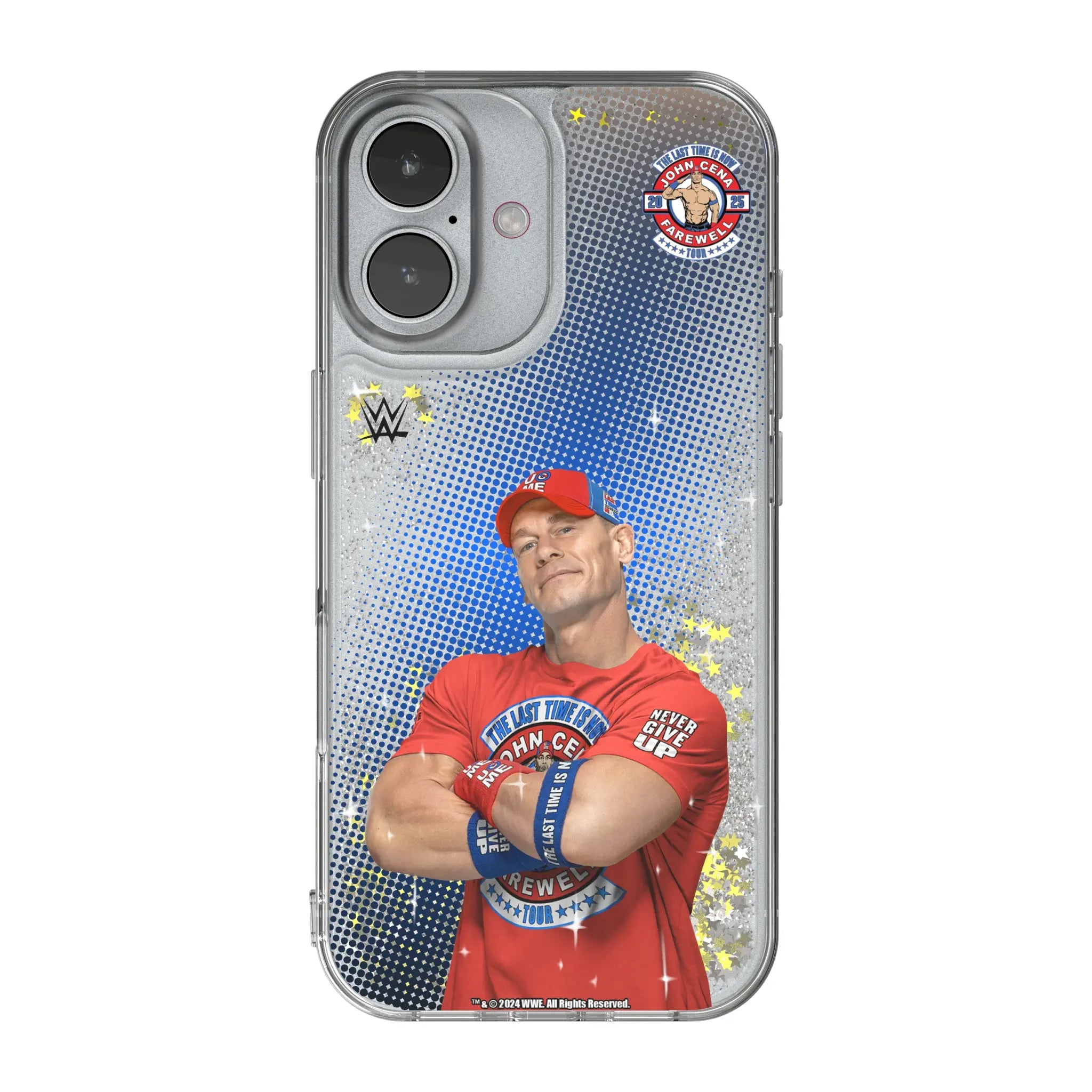 John Cena Farewell Tour Superstar iPhone Glitter Phone Case for Apple iPhone