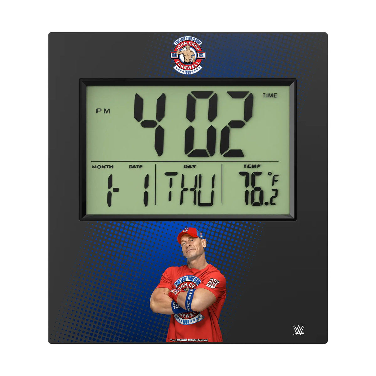 John Cena Farewell Tour Superstar Wall Clock