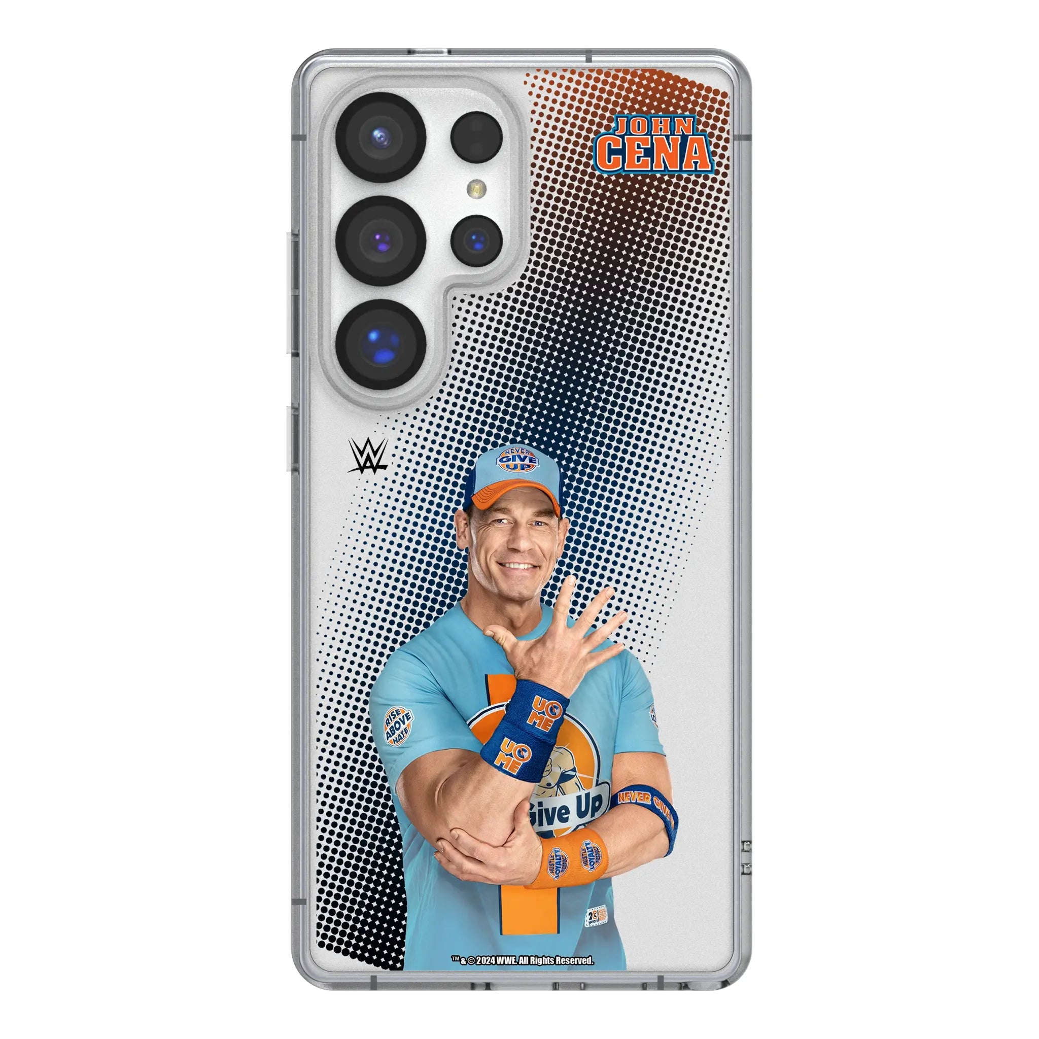 John Cena Superstar Galaxy Clear Phone Case for Samsung Galaxy#Device_Galaxy S25 Ultra