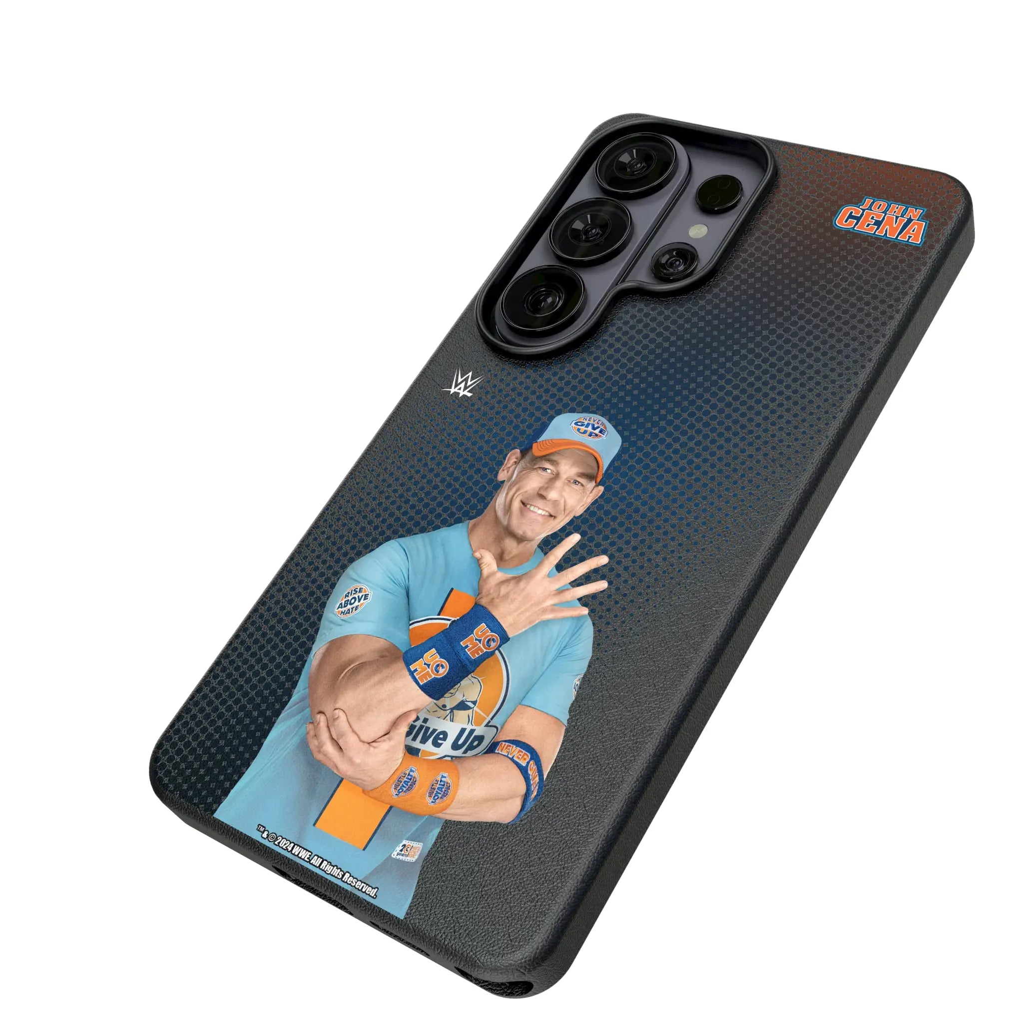 John Cena Superstar Galaxy MagSafe Compatible Phone Case for Samsung Galaxy - Isometric View#Device_Galaxy S26 Ultra