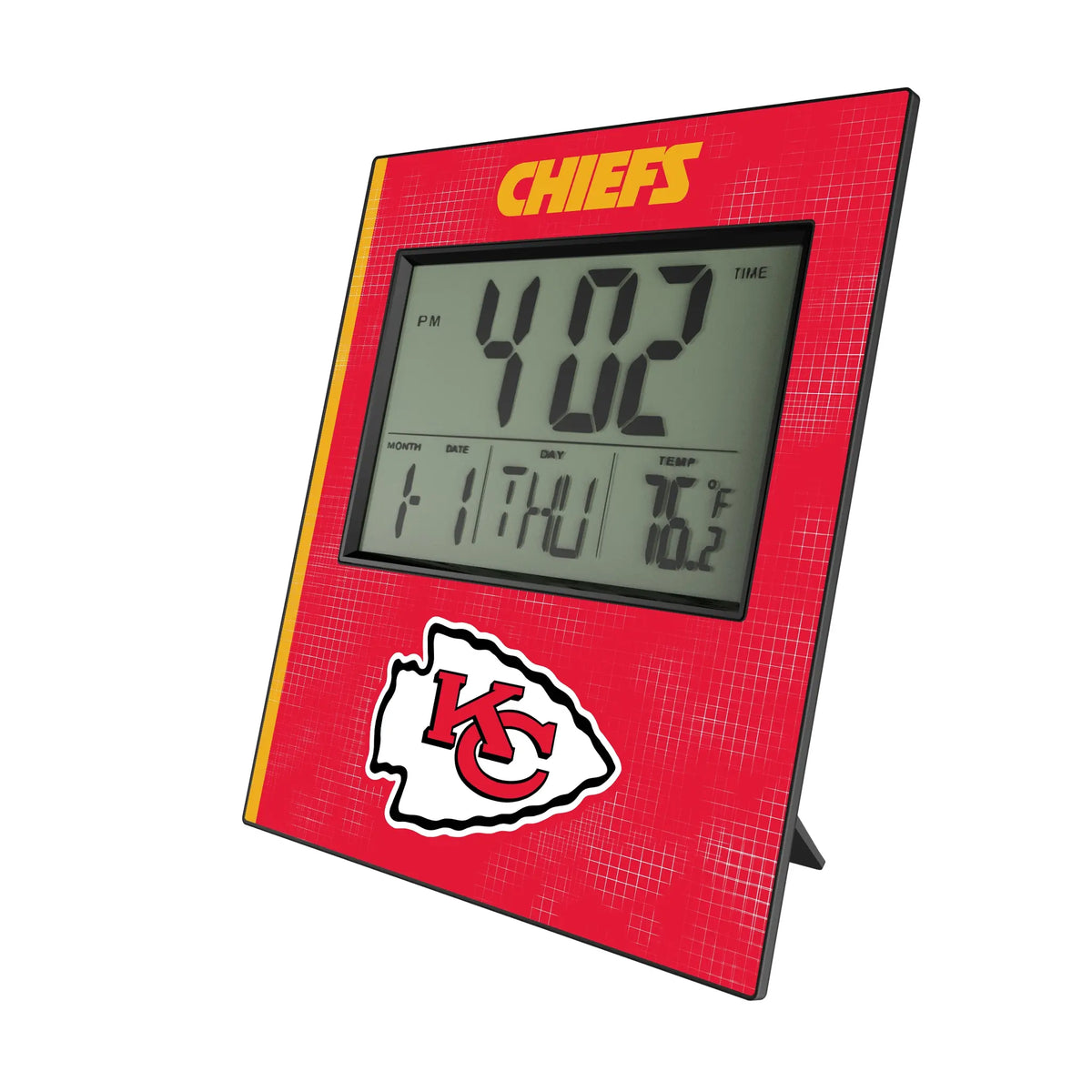 Kansas City Chiefs Hatch Wall Clock
