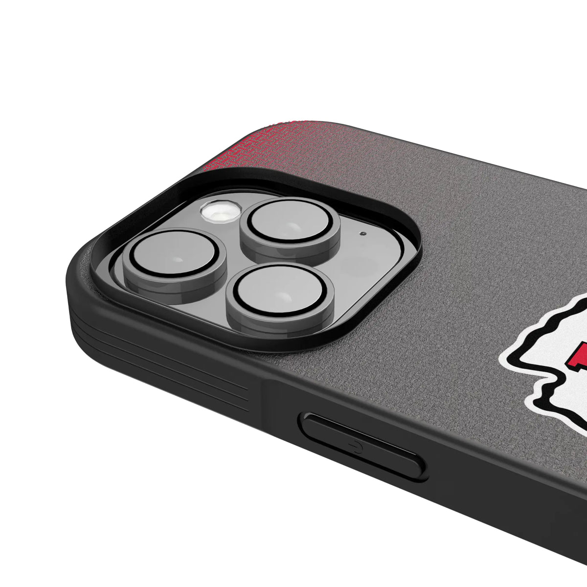 Kansas City Chiefs Linen iPhone Bump Phone Case for Apple iPhone - Detail