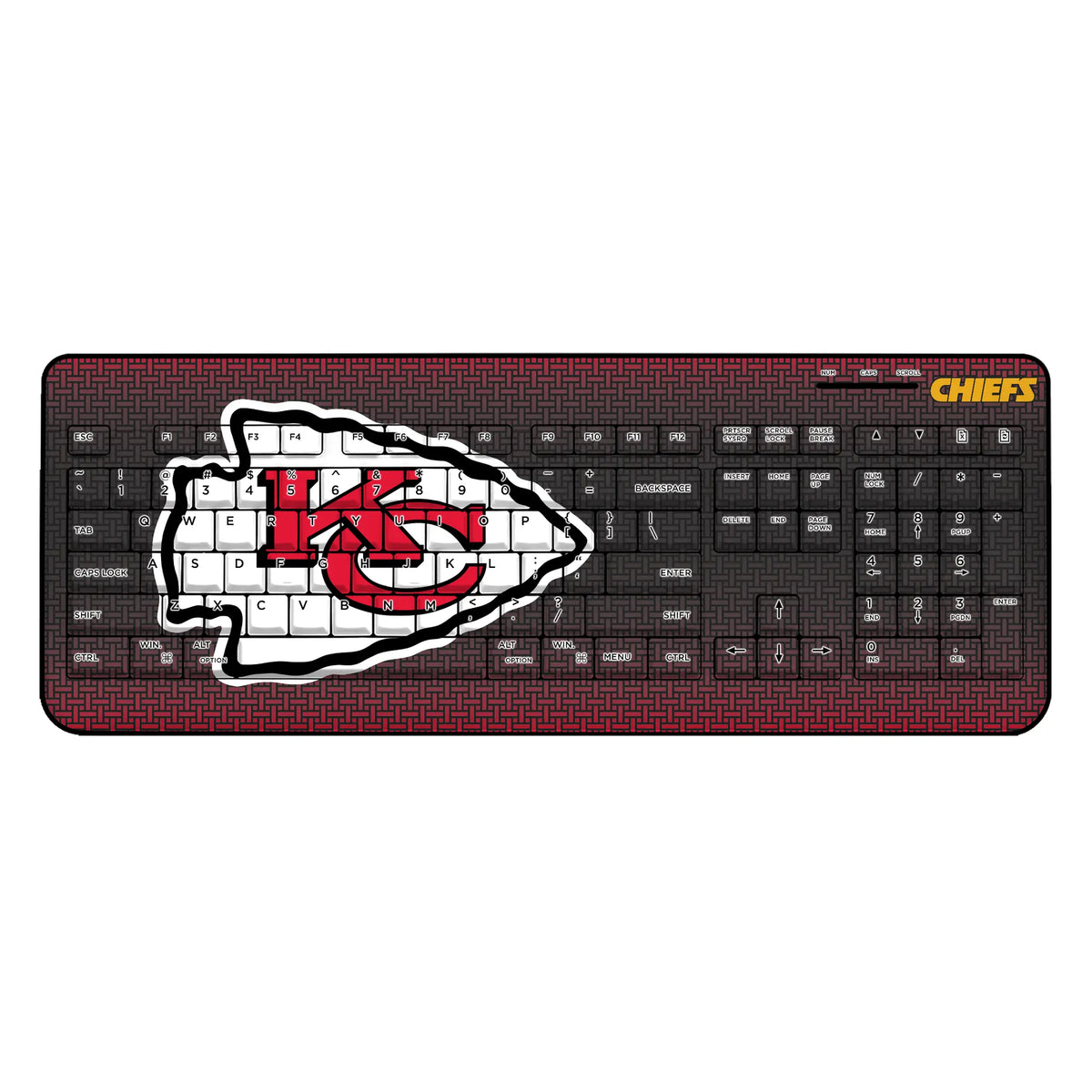 Kansas City Chiefs Linen Wireless USB Keyboard