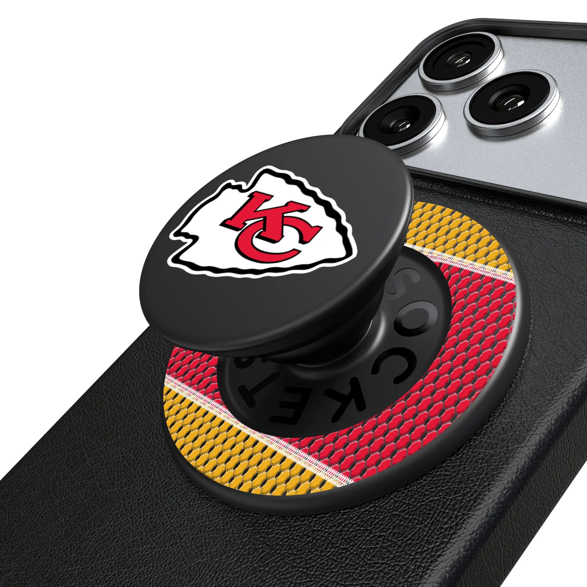 Kansas City Chiefs Mesh Popsockets Round Magnetic