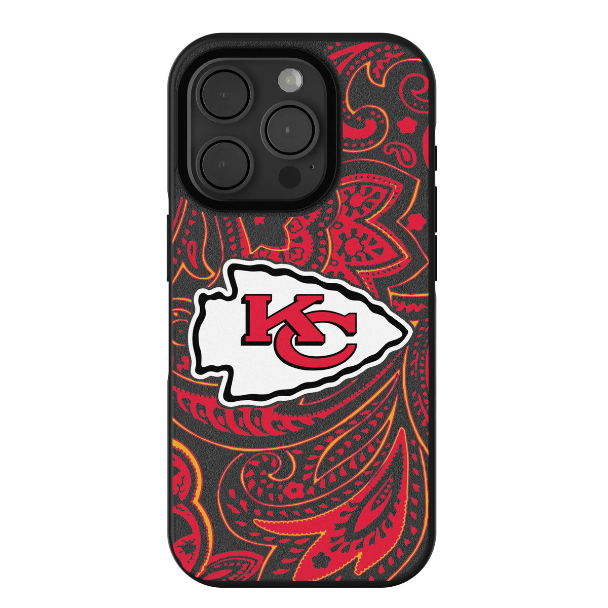 Kansas City Chiefs Paisley iPhone Bump Phone Case for Apple iPhone