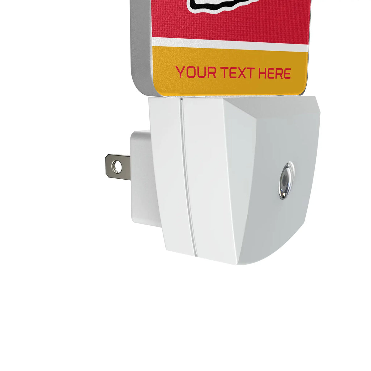 Kansas City Chiefs Personalized Endzone Solid Night Light 2-Pack - Detail