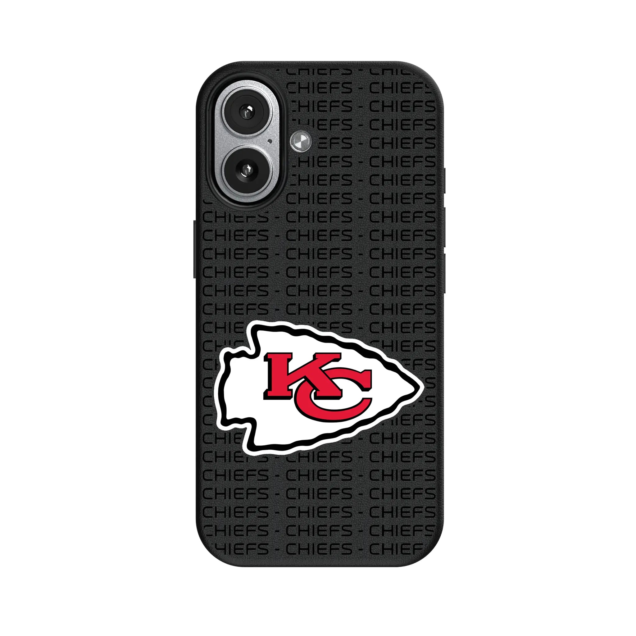 Kansas City Chiefs Text Backdrop iPhone MagSafe Compatible Phone Case for Apple iPhone#Device_iPhone 17