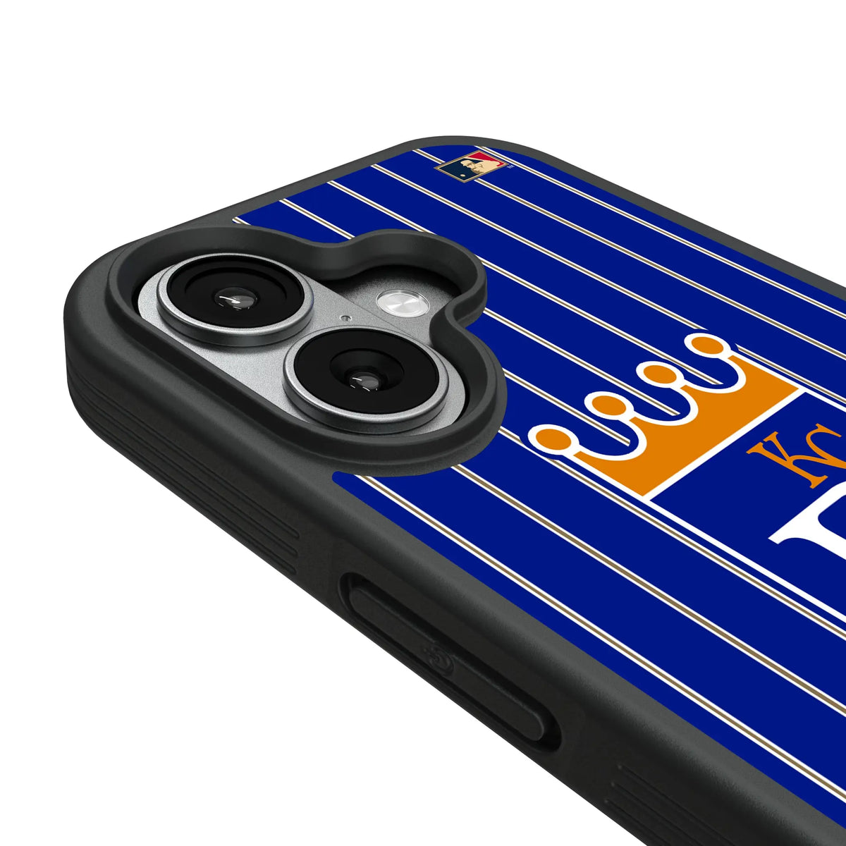 Kansas City Royals 1969-1978 - Cooperstown Collection Pinstripe iPhone Bump Phone Case for Apple iPhone - Detail#Device_iPhone 17