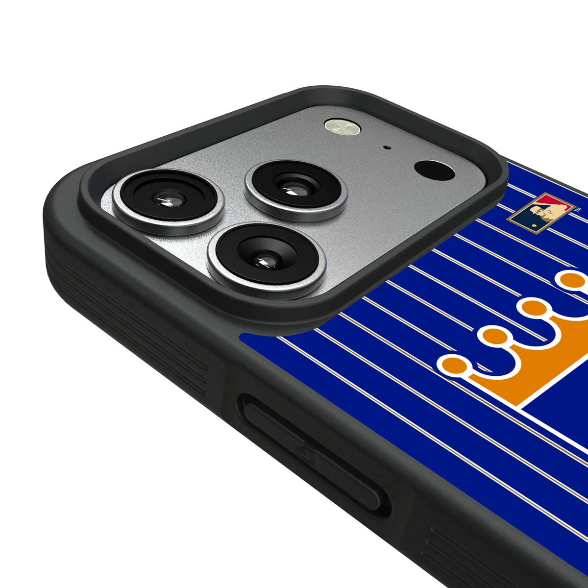 Kansas City Royals 1969-1978 - Cooperstown Collection Pinstripe iPhone Bump Phone Case for Apple iPhone - Detail#Device_iPhone 17 Pro