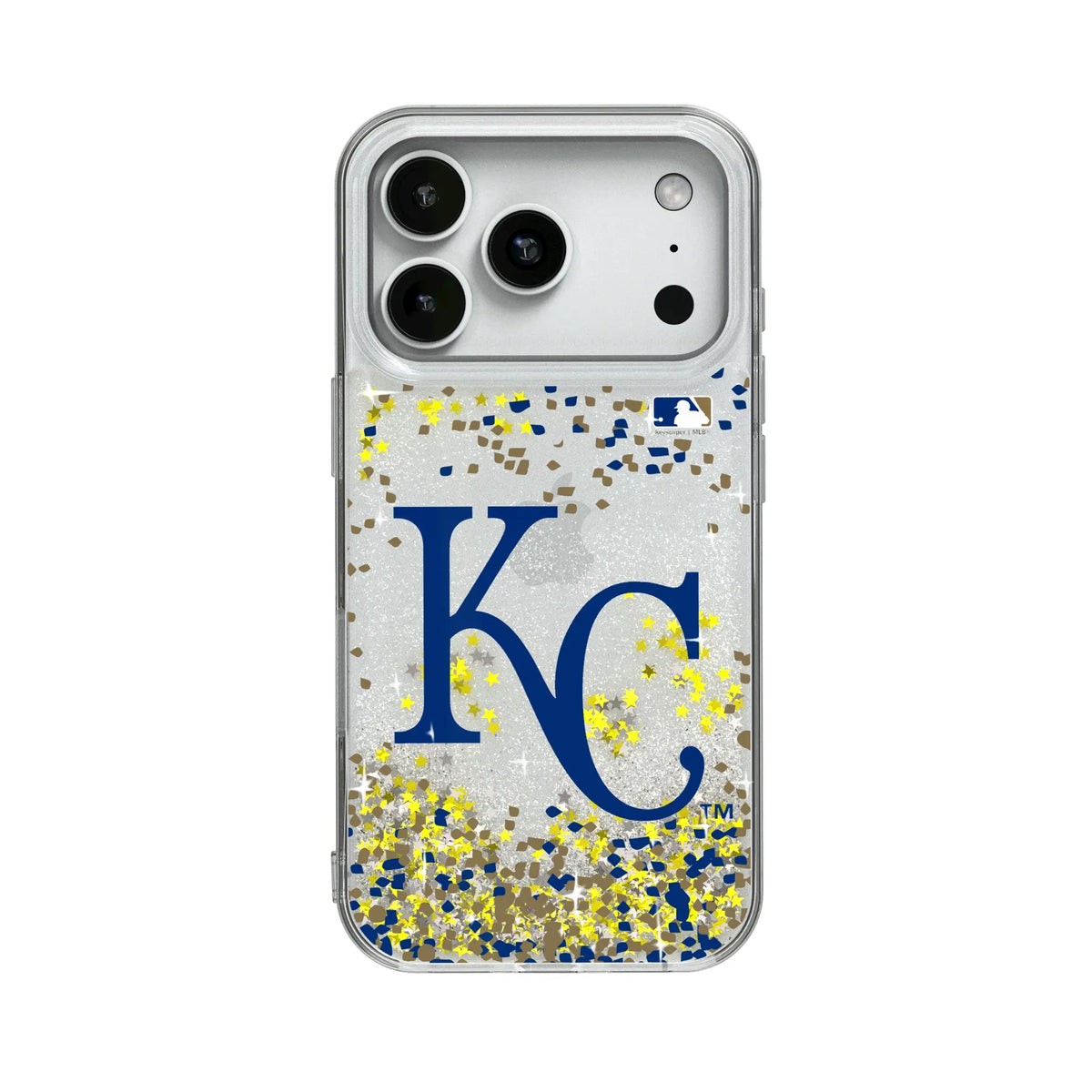 Kansas City Royals Confetti Glitter Phone Case for Apple iPhone