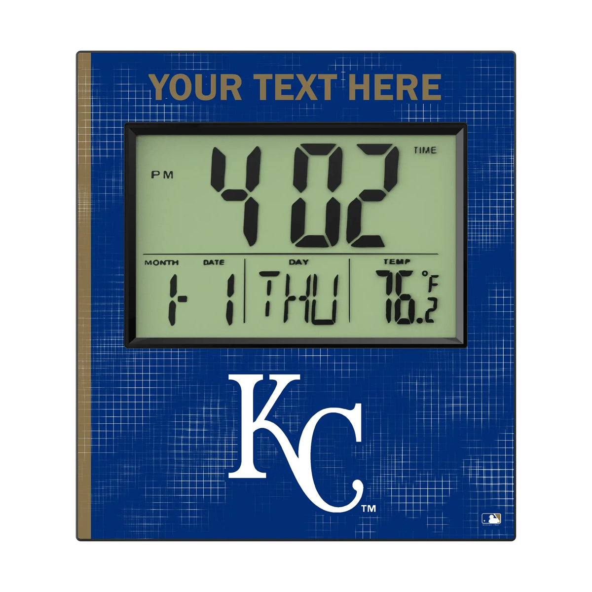 Kansas City Royals Personalized Hatch Wall Clock