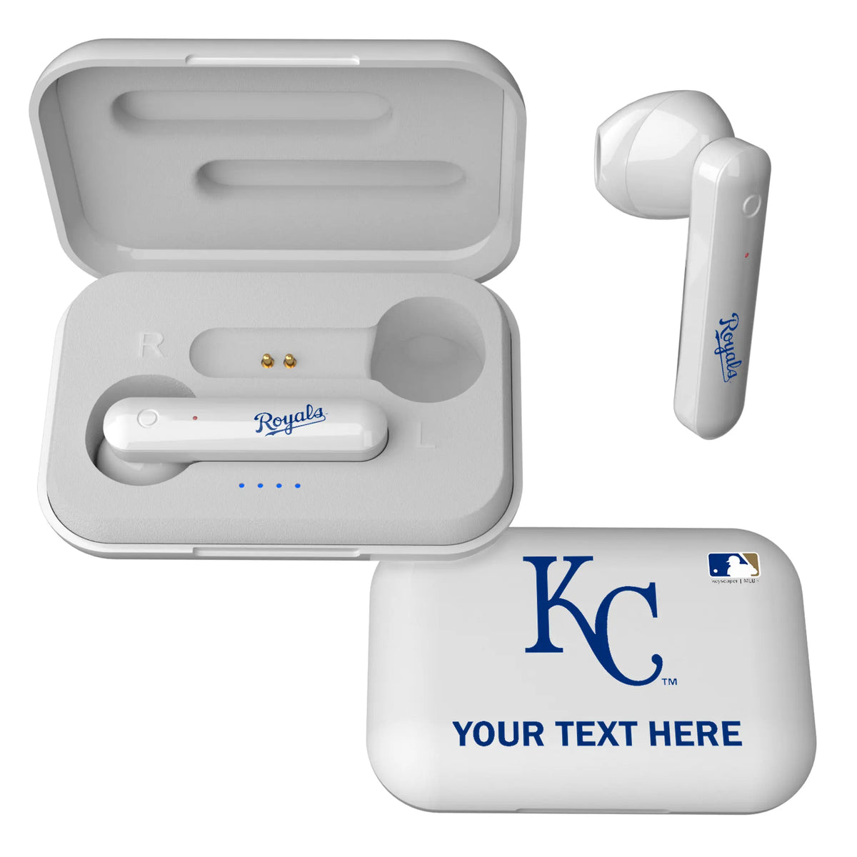 Kansas City Royals Personalized Insignia Wireless TWS Earbuds