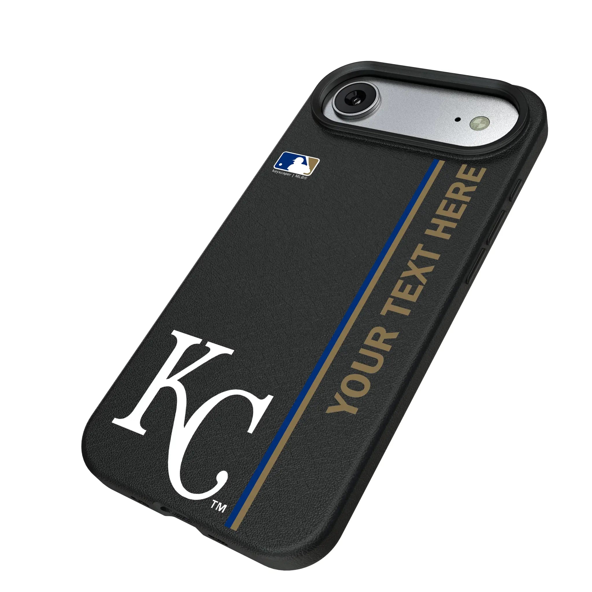 Kansas City Royals Personalized Sidebard iPhone MagSafe Compatible Phone Case for Apple iPhone - Isometric View#Device_iPhone Air